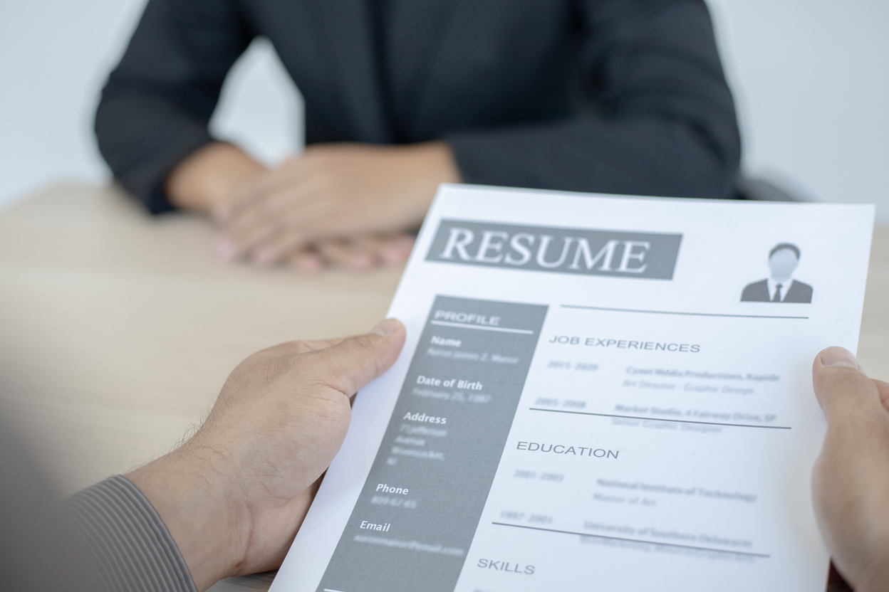 Employer Interviewing Job Applicant

